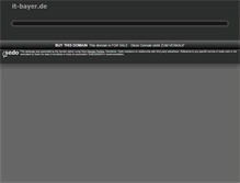 Tablet Screenshot of it-bayer.de